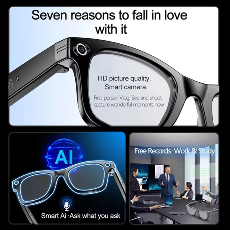 Lenovo AI Smart Glasses 4K Cam - Smart Glasses Lens avaliação e preço