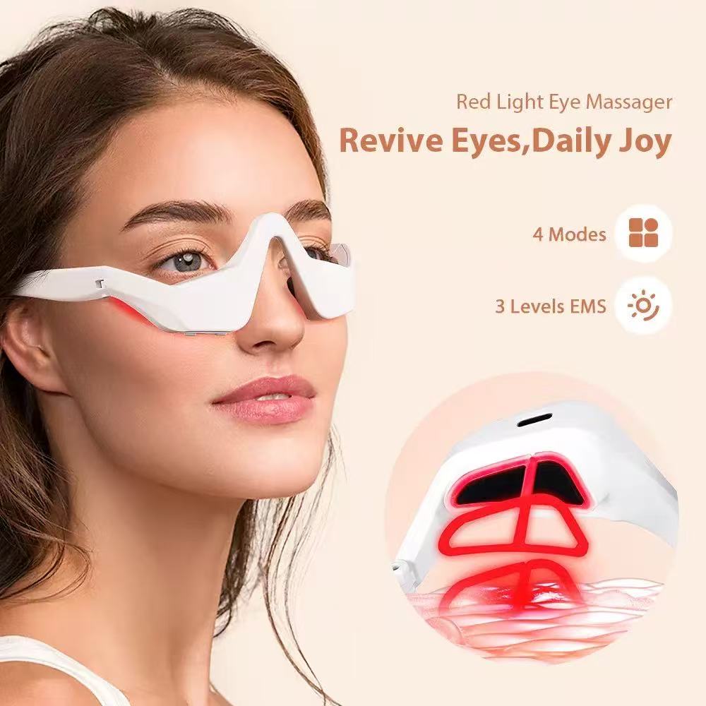 Massageador de Olhos e Rosto c - Light Therapy Glasses avaliação e preço
