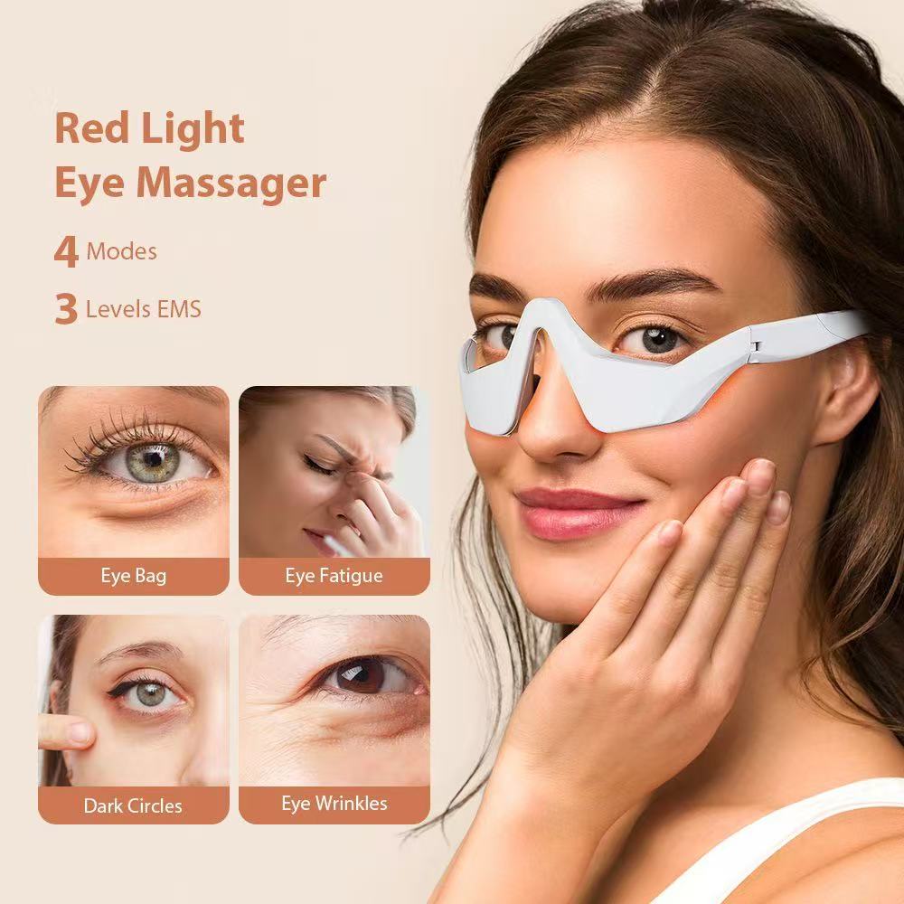 Massageador de Olhos e Rosto c - Light Therapy Glasses avaliação e preço