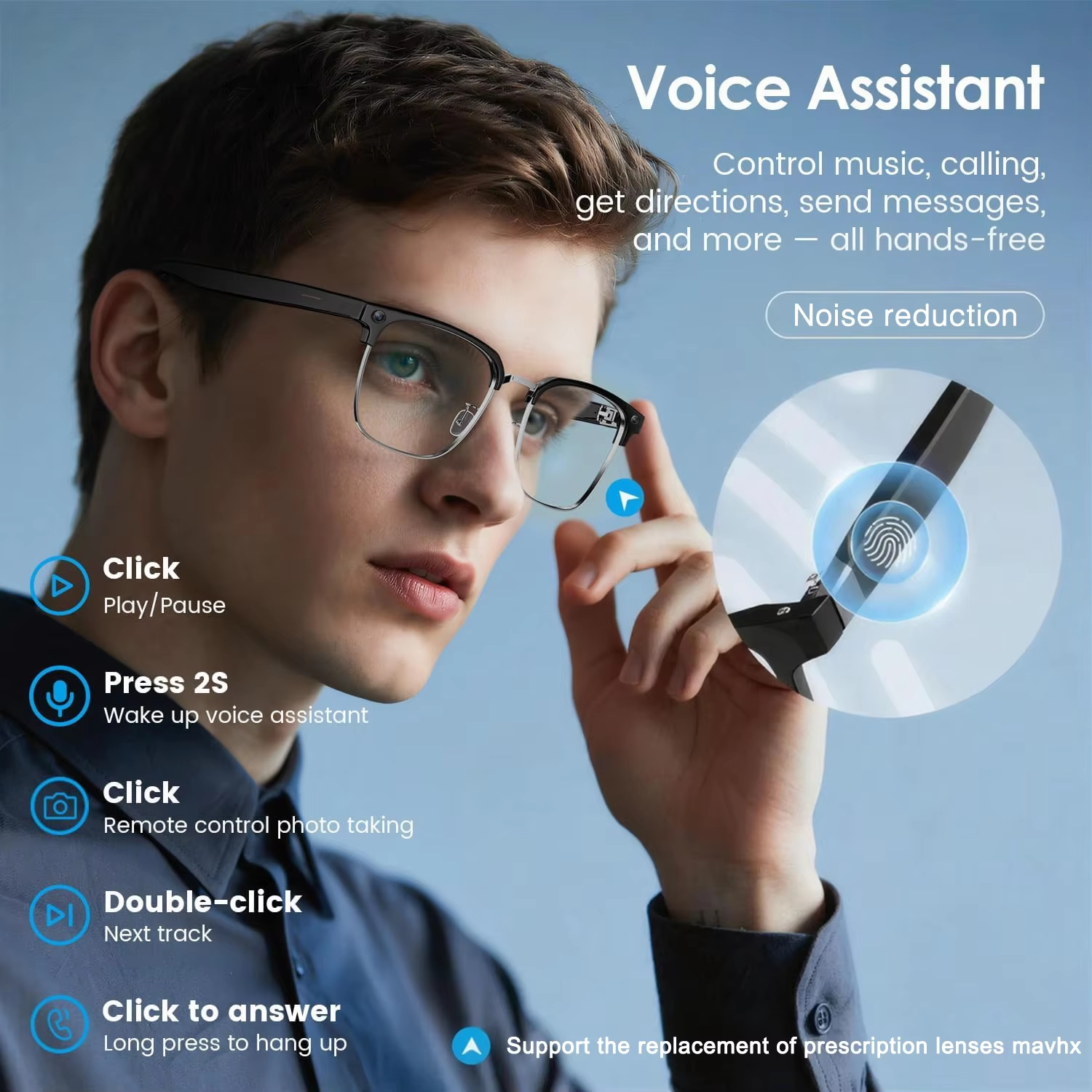 2026 Novas Óculos Inteligentes - Smart Glasses Lens avaliação e preço